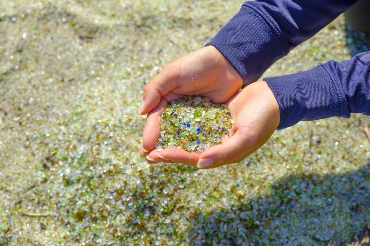 森園公園 ガラスの砂浜 (遣欧少年使節)