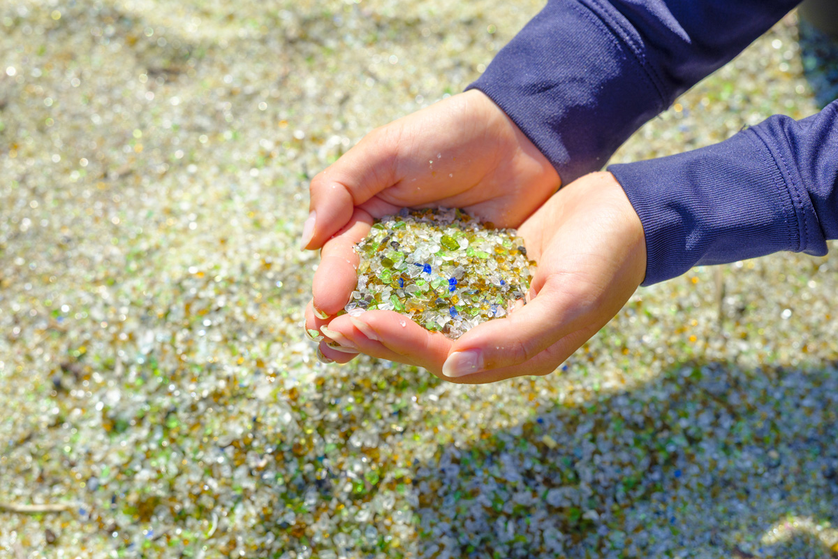 森園公園 ガラスの砂浜 (遣欧少年使節)